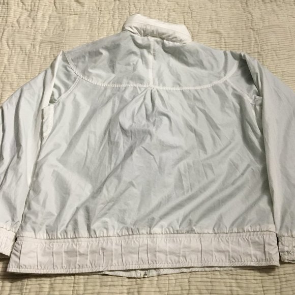 Nike FIT DRY Reversible Windbreaker Jacket White & Green Teen's XL 16-18 RN56323 - Picture 4 of 13